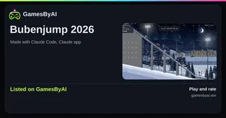 Share card for Bubenjump 2026: listed on GamesByAI.