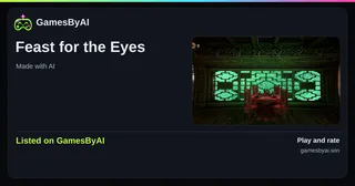Share card for Feast for the Eyes: listed on GamesByAI.