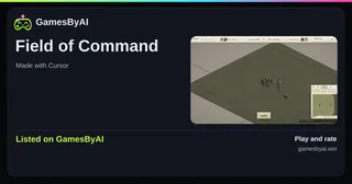 Share card for Field of Command: listed on GamesByAI.