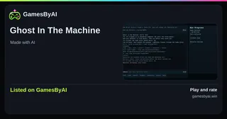 Share card for Ghost In The Machine: listed on GamesByAI.