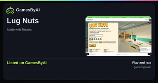 Share card for Lug Nuts: listed on GamesByAI.