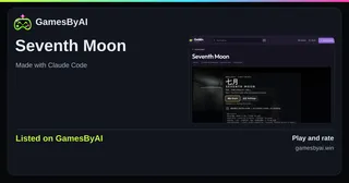 Share card for Seventh Moon: listed on GamesByAI.