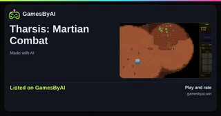 Share card for Tharsis: Martian Combat: listed on GamesByAI.