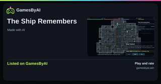 Share card for The Ship Remembers: listed on GamesByAI.