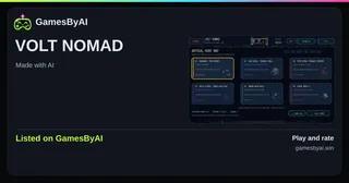 Share card for VOLT NOMAD: listed on GamesByAI.